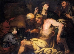 the Good Samaritan by Giovan Battista Langetti