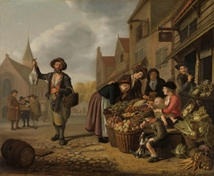The greengrocer at the sign of 'De Buyscool'