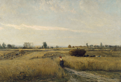 The Harvest by Charles-François Daubigny