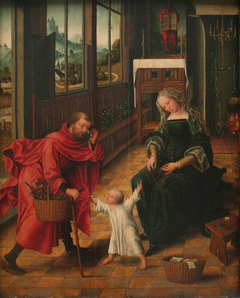 The Holy Family by Master of the Legend of the Magdalen