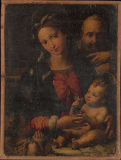 The Holy Family with the Infant Saint John the Baptist by Perino del Vaga