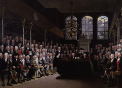 The House of Commons 1793-94 by Anton Hickel