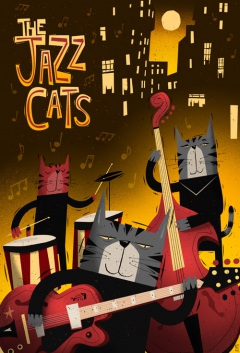 The Jazz Cats by Peter Donnelly