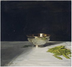 The Lustre Bowl with Green Peas by William Nicholson