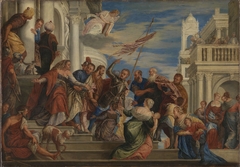 The Martyrdom of the Saints Marcus, Marcellianus and Sebastian by Ukjent kunstner