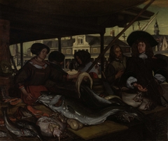 The Nieuwe Vismarkt (New Fish Market) in Amsterdam