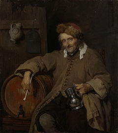 The Old Drinker by Gabriël Metsu