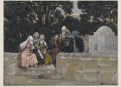 The Pharisees and the Herodians Conspire Against Jesus by James Tissot