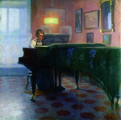 The Piano Player by Elin Danielson-Gambogi