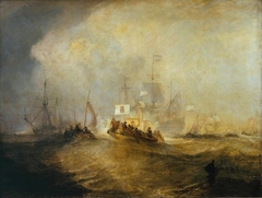 The Prince of Orange, William III, Embarked from Holland, and Landed at Torbay, November 4th, 1688, after a Stormy Passage by J. M. W. Turner