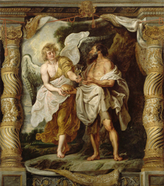The Prophet Elijah and the Angel by Peter Paul Rubens
