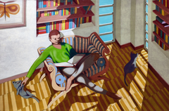 The reading room by federico cortese