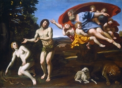 The Rebuke of Adam and Eve by Domenichino