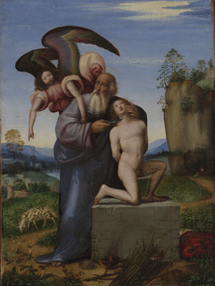 The Sacrifice of Isaac by Mariotto Albertinelli