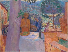 The Terrace at Vernonnet by Pierre Bonnard