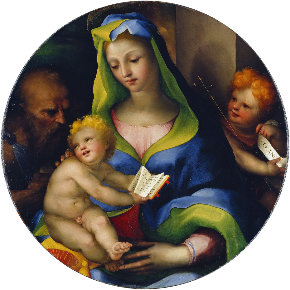The Virgin and Child with the Infant Saint John and Saint. Jerome