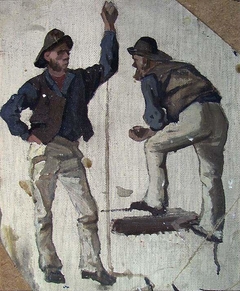 Two Fishermen by Frederik Collett