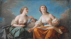 Two Muses, Allegory of the Five Senses