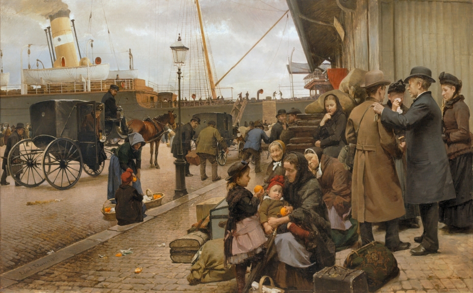Emigrants at Larsens Square