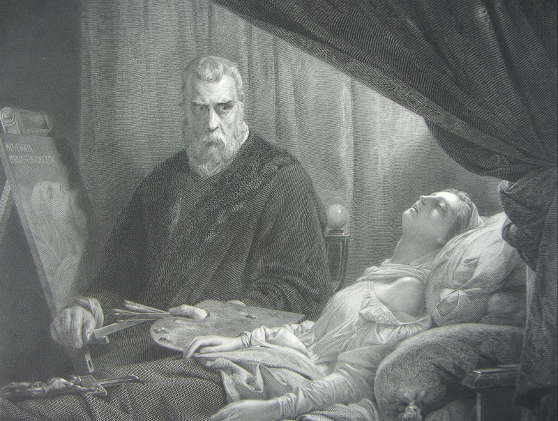 Tintoretto am Todtenbette seiner Tochter