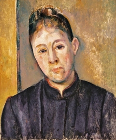 Portrait de Madame Cézanne by Paul Cézanne