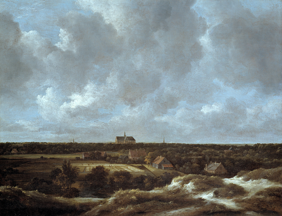 View of Haarlem from the South with Bleaching fields