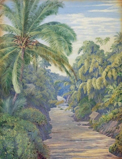 Views from the Bridge at Buitenzorg (Bogor), Java by Marianne North