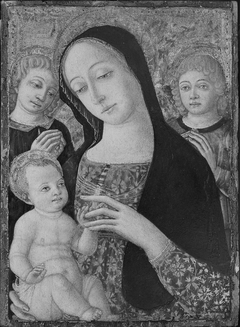 Virgin and Child with Two Angels by Guidoccio Cozzarelli
