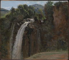 Waterfall at Terni by Jean-Baptiste-Camille Corot