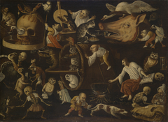 Witchcraft Scene with Dwarve by Anonymous