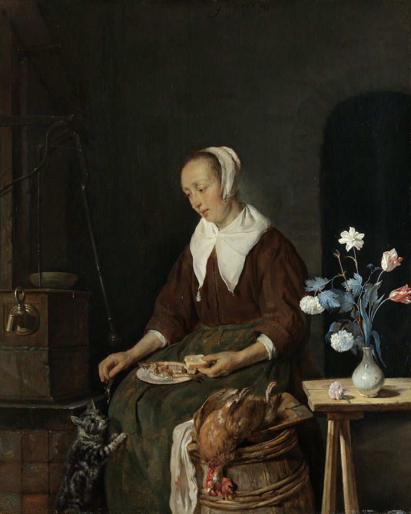 Woman Eating, Known as ‘The Cat’s Breakfast’