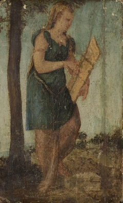Woman with Shield by Unknown Artist