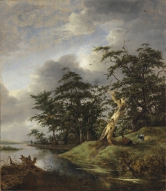 Wooded Landscape with a River by Roelof Jansz van Vries