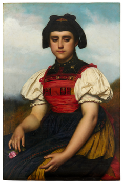 Young Girl from the Hotzenwald by Jozef Van Lerius