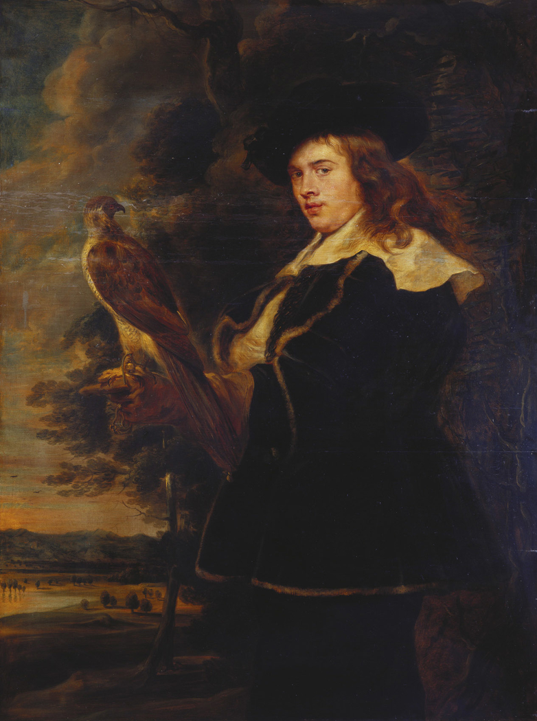 Young Man with a Falcon