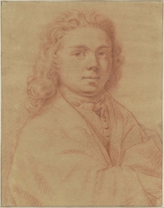 Zelfportret van de tekenaar Hendrik van der Vugt by Hendrik van der Vugt
