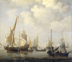 A Calm at Sea by Willem van de Velde II