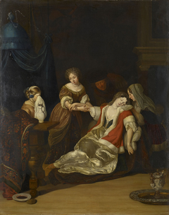 A Lady Fainting after having been Bled