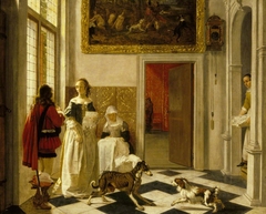 A Lady Receiving a Letter