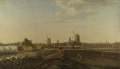A Landscape with a View of Dordrecht by Willem van Drielenburg