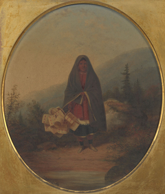 A North American Indian woman by Cornelius Krieghoff