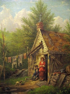 A Shanty Near Hague, Lake George by William Rickarby Miller