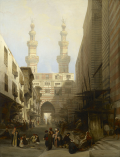 A View in Cairo by David Roberts