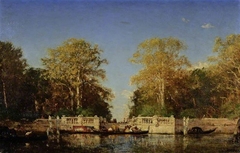 A view in Venice by Félix Ziem