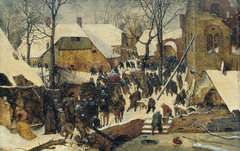 Adoration of the Kings in the Snow by Pieter Brueghel the Elder