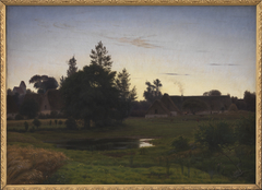 After Sunset in the Outskirts of a Village by Vilhelm Kyhn