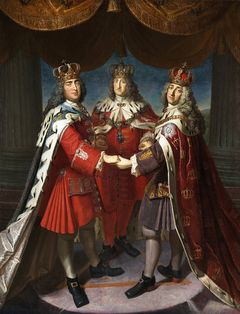 Alliance of Kings Frederick I. in Prussia, August II the Strong and Frederick IV of Denmark by Samuel Theodor Gericke