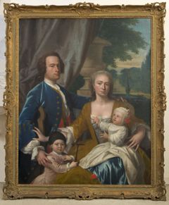 Anthony Ewout Sichterman, zijn vrouw Josina Petronella Alberda en hun zonen Mello en Albert Galenus Sichterman, by Philip van Dijk