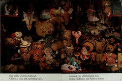 Antique Teddy Bears - Illustration from I Spy Christmas by Walter Wick