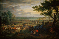 Arrivée du roi devant Douai qu'il fait investir par sa cavalerie en 1667